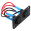 Wasserdichtes Wippschalterfeld Ein/Aus 12V 8