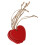 Wooden Scrapbook Tags Red 10 Pieces 4