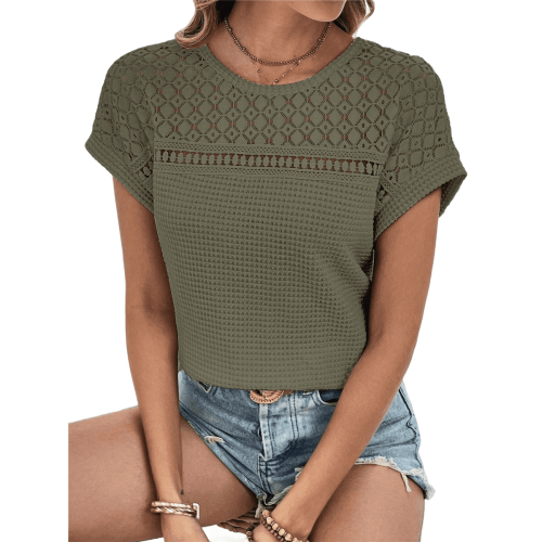 Løs tanktop til kvinder, mørkegrøn XL 1