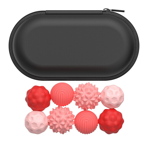 Massage Ball Set Textured 8-Piece