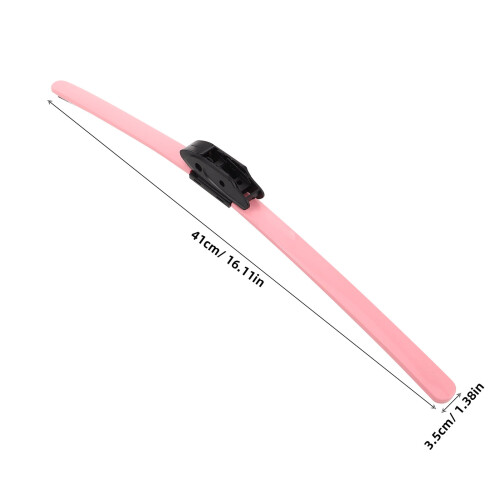 Car Windshield Wipers Pink Rubber 1 Piece 1