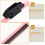 Car Windshield Wipers Pink Rubber 1 Piece 3