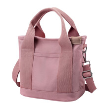 Plátenná taška cez rameno ružová, veľká, crossbody, cestovná