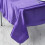 Toalha de mesa quadrada de cetim roxo 90x90 polegadas 8