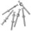 Swimming Pool Ladder Screws Stainless Steel 6 Pcs 8