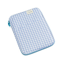 Plaid tablet bag 11 inch with pocket storage