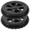 Rodas sobressalentes para carrinho de compras, pretas, 2 unidades, 17x17x1,4 polegadas 5