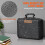 Fireproof Document Bag with Lock Zipper 14.17x10.63x4.13 in 3
