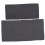 KALLORY graues Waffel-Badetuch-Set, 2-teilig 5