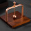 Porte-serviettes vertical en bois et métal 3