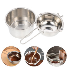 Stainless Steel Chocolate Fondue Pot Set