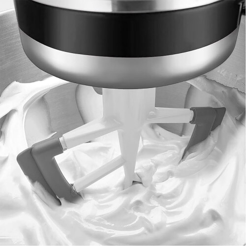 Batedor plano com bordas de silicone para KitchenAid 4,5–5 qt 2