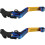 Motorcykelbremsegreb aluminiumslegering justerbar 1 par 5