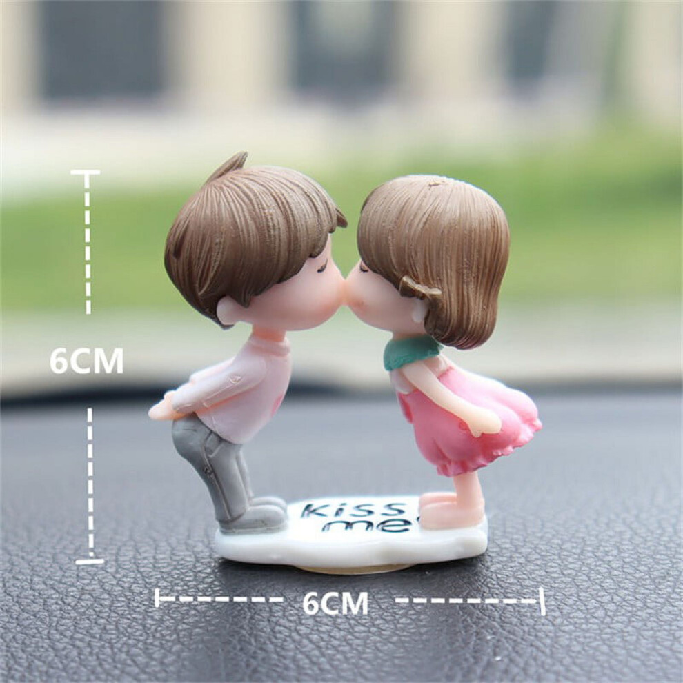 Car Dashboard Ornament Cartoon Couple Resin Figure 900223759566