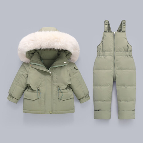 Completo da sci per bambini, impermeabile, termico e isolante, ideale per la neve. 1