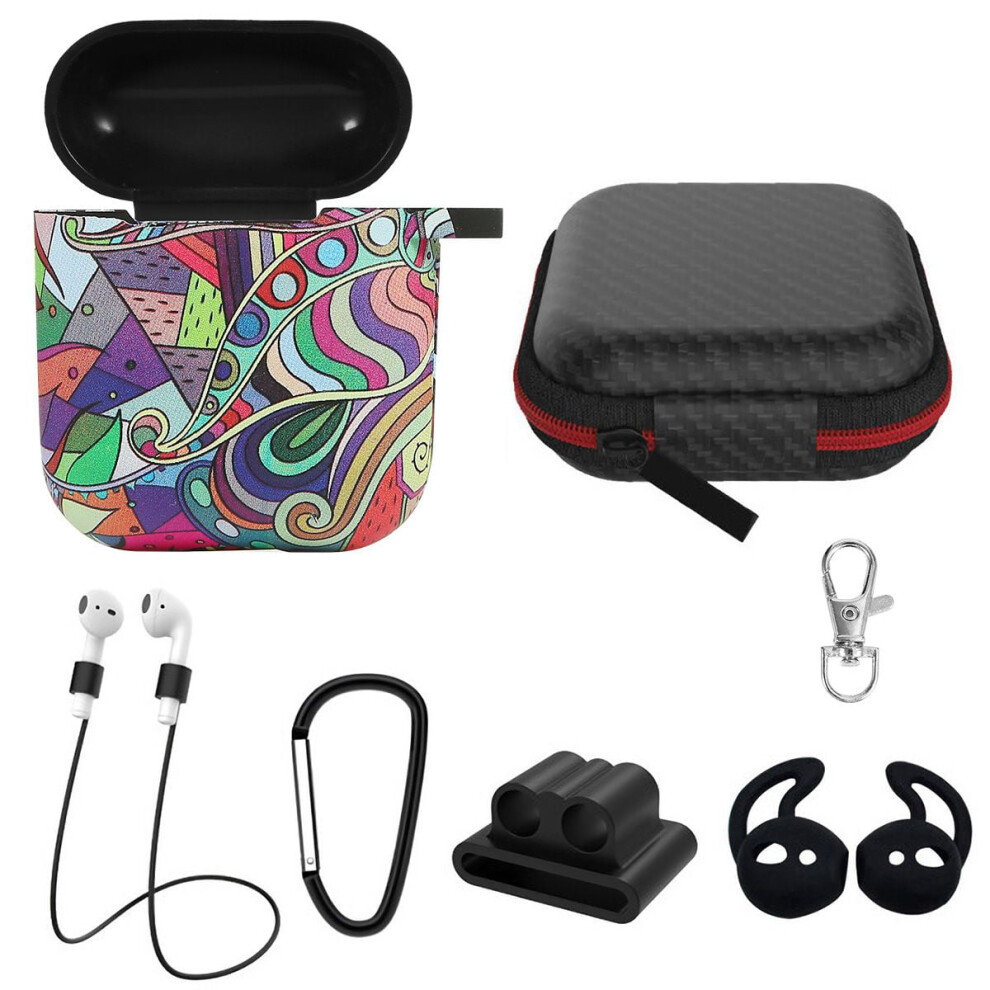Silicone Airpods Case For Airpods 1St And 2Nd Gen With Strap 900223252920