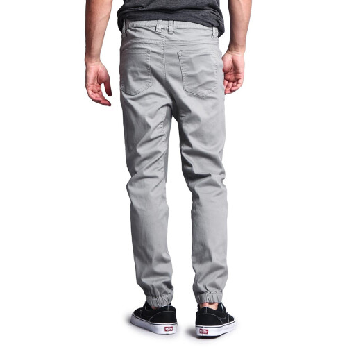 Men's Drop Crotch Stretch Jogger Pants Twill 5X 2