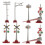 FRCOLOR 8 stuks 6