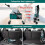 Lightweight folding dog stroller 4-wheel waterproof for 4