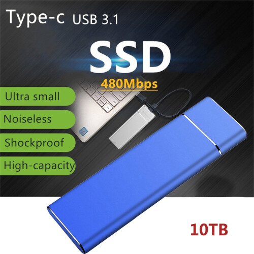 Portable SSD External Drive USB-C 1TB