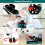 Lightweight folding dog stroller 4-wheel waterproof for 7