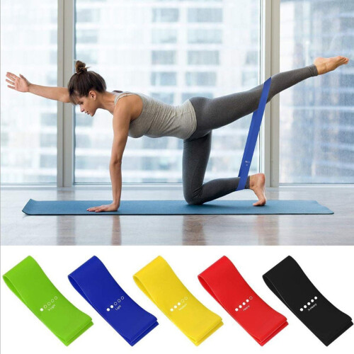 Exercise Latex Resistance Bands Set of 5