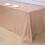 Toalha de mesa retangular com lantejoulas na cor rosa, 90x132 polegadas. 7
