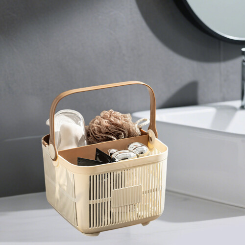 Panier de douche à main avec séparation eau/sec (1 pièce)