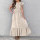 Mikilon Mädchen Freizeitkleid mit Karomuster, Maxikleid, Kurzarm, Größe 6-12 5
