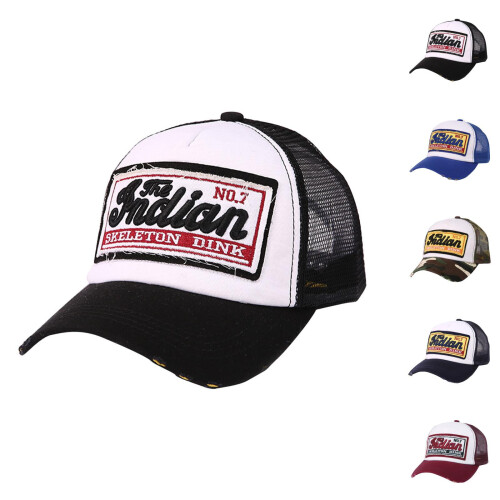 Men's Solid Color Breathable Baseball Cap Adjustable