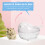 Hamster Sand Bath Container Transparent Plastic 1 Piece 4
