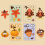 Autocollants en forme de dinde pour Thanksgiving (32 pièces) 1