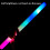 LED Glow Sticks Colorful Flashing Foam 20 Pack 6