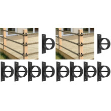 10Pack Rope End Snap with Screw Securing Rope Support Rope Cap Rope Cover Stainless Steel for HempRope