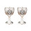 Metal Wine Goblet Vintage Decorative Cup 30ml 2pcs 1