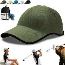 2026Nová bezešvá sbalitelná lehká sportovní baseballová čepice, ultra prodyšná unisex běžecká čepice s rychlým suchým zipem na golf a