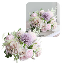 Bouquet de pivoines artificielles en soie pour vase
