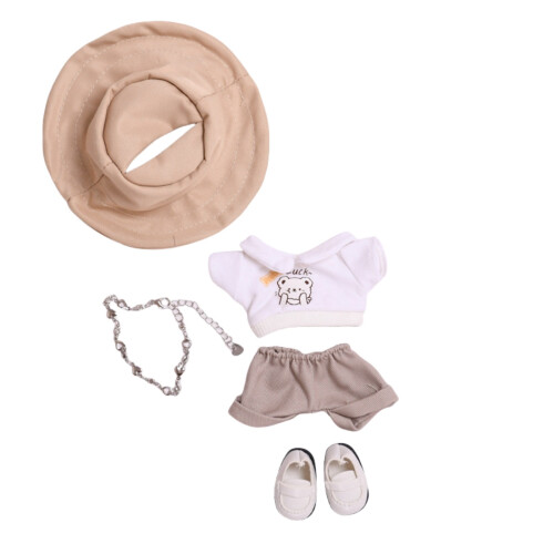 17 cm Puppenkleidungsset Premium-Modekleid