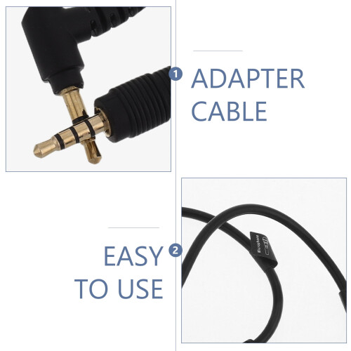 Câble adaptateur pour casque TRRS vers TRS 3,5 mm 2