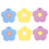 Blå blomsternøkkelhetter til husnøkler, lette, 6 stk. 5
