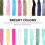 FRCOLOR élastiques à cheveux, rubans pour queue de cheval, 25 pièces 3