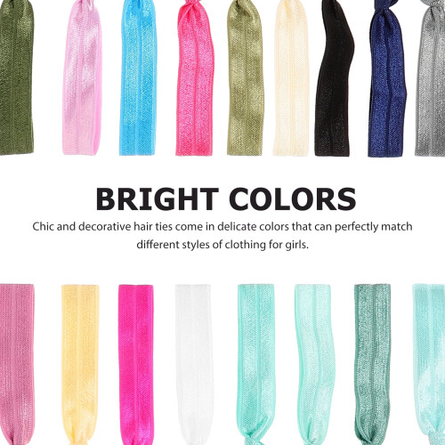 FRCOLOR élastiques à cheveux, rubans pour queue de cheval, 25 pièces 2