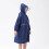 Kids' waterproof rain poncho hooded solid color 8