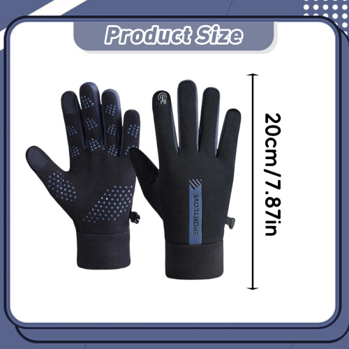 Winterse warme handschoenen, winddicht, touchscreen, fleecegevoerd