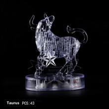 Kristallpussel LED-ljus12Zodiac3D-pussel