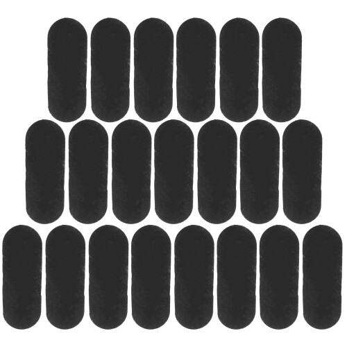 Ceapacha Feilte Fabraic Neamhfhite Dubh 100 píosa