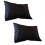 Ensemble de 2 taies d'oreiller en satin avec bordure 1