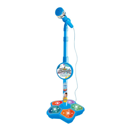 Karaoke Microphone with Stand Bluetooth Wireless LED
