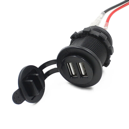 12-V-Motorrad-Zigarettenanzünder-Splitter mit zwei USB-Anschlüssen 2