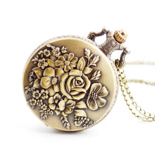 OULII Vintage Zakhorloge Ketting Legering Quartz 1 stuk